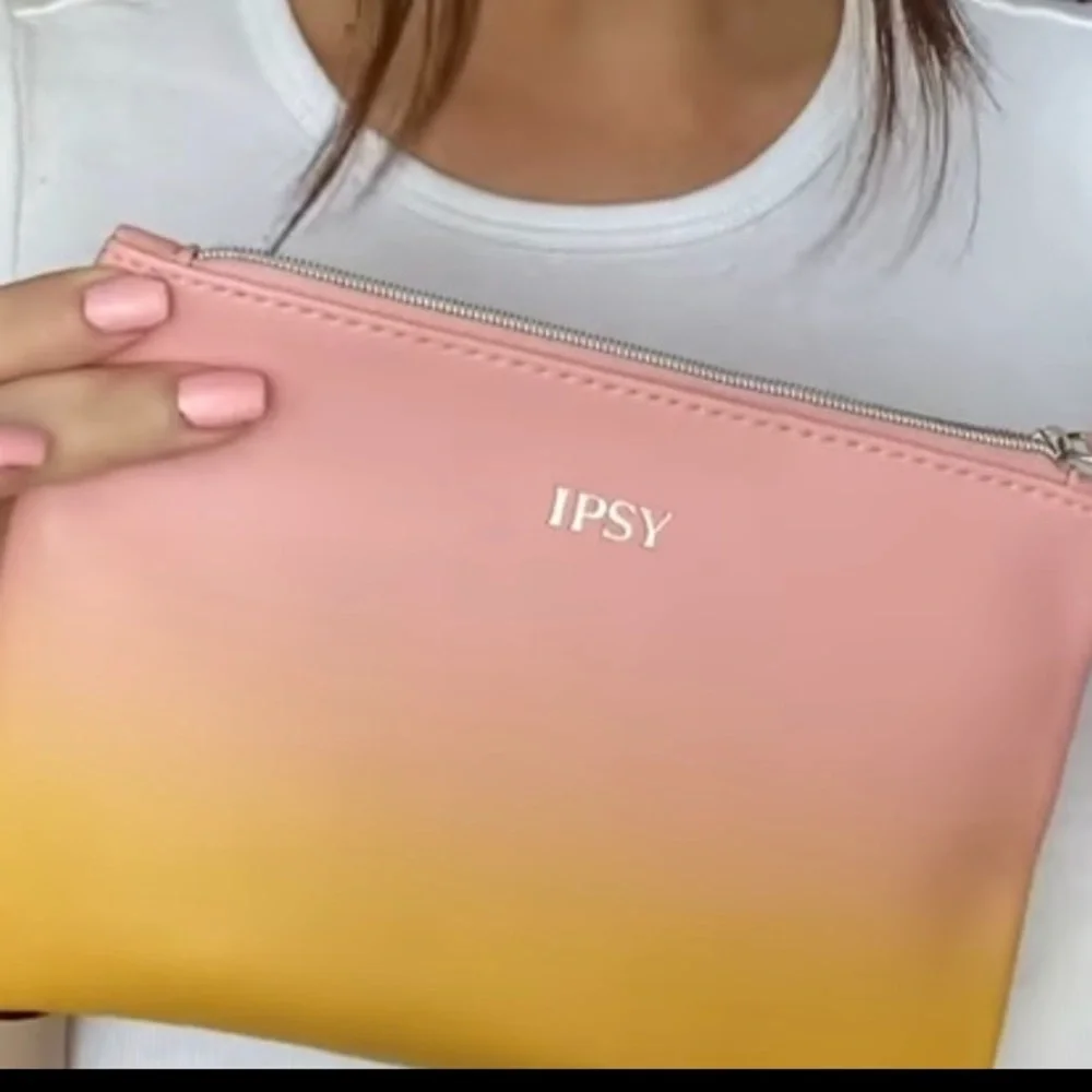 Ipsy Ombre Cosmetic Clutch Bag